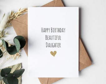 Daughters Birthday Card PRINTABLE DOWNLOAD