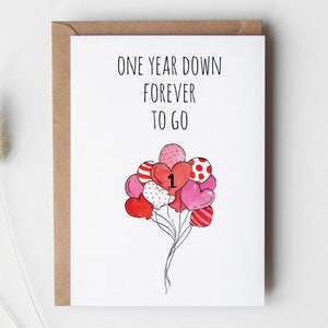 Tarjeta DESCARGABLE del 1.er Aniversario