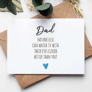 Tarjeta divertida del Día del Padre para papá imprimible, regalo para papá, de hija, hijo, niños, tarjeta de descarga digital con sobre descargable