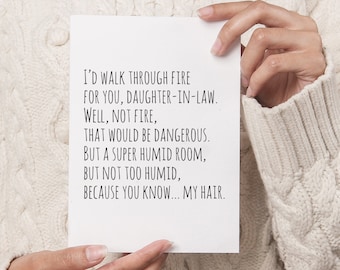 Carte d'anniversaire belle-fille à télécharger