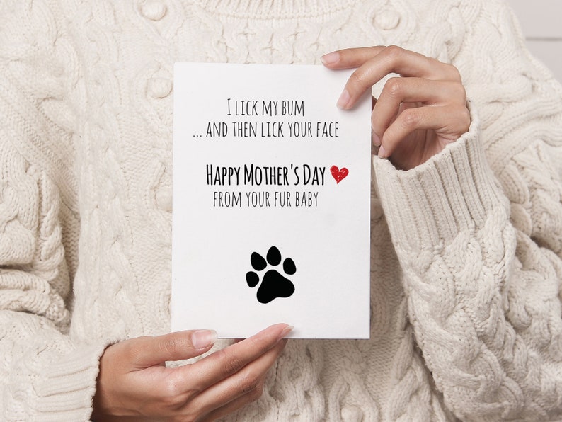 Dog Mothers Day Cards PRINTABLE DOWNLOAD - Etsy