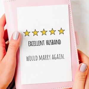 Cartão de aniversário para marido, para imprimir, presentes para ele, download digital instantâneo de cartão de aniversário, rude e engraçado, cartão com envelope