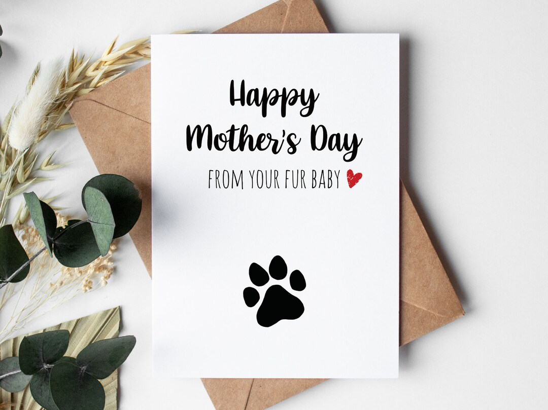 Dog Mothers Day Cards PRINTABLE DOWNLOAD - Etsy
