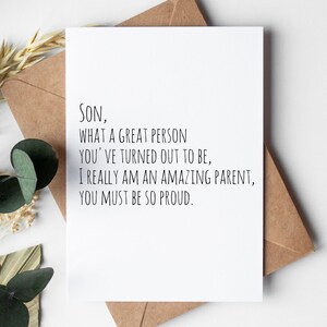 Funny Birthday Card for Son DIGITAL DOWNLOAD Printable - Etsy