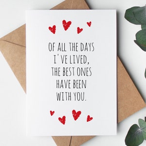 Tarjeta de aniversario IMPRIMIBLE DESCARGABLE para esposo