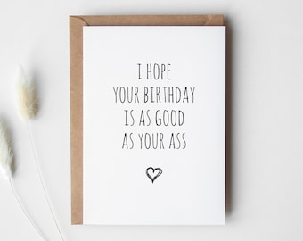 Tarjeta de Cumpleaños DESCARGABLE para Novio, Novia