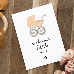 New Baby Card IMPRIMABLE, TÉLÉCHARGEABLE