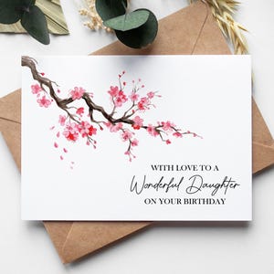 Carte d'anniversaire fille TÉLÉCHARGEMENT NUMÉRIQUE Imprimable, joyeux anniversaire téléchargeable instantanément des parents de papa maman, fille adolescente adulte