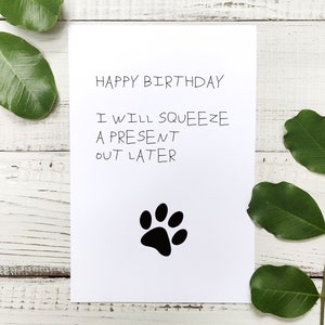 Tarjeta de cumpleaños de perro, DESCARGA DIGITAL, Tarjeta imprimible para esposo, novio, ella o él, Tarjeta de cumpleaños divertida, Regalos para amantes de los perros, Perro, mamá, papá