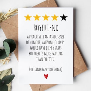 Birthday Card PRINTABLE DOWNLOAD for Boyfriend - Etsy