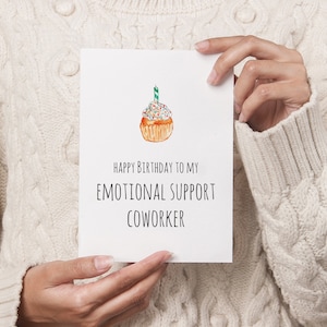 Work Bestie Greeting Card DIGITAL DOWNLOAD, Coworker Birthday Gift image 3