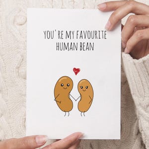 Tarjeta de aniversario imprimible para novio, novia, él, su esposo, esposa o persona favorita. Descarga digital instantánea en PDF.