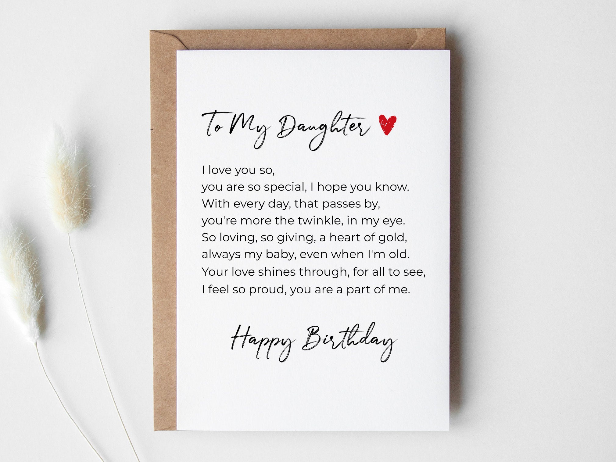 Printable Birthday Cards For Daughter From Parents Printable Birthday Cards For Daughter From Parents
