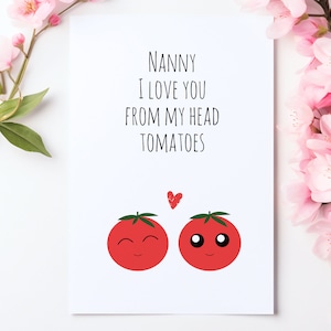 Tarjetas para el Día de la Madre para Niñeras (DESCARGA IMPRIMIBLE)