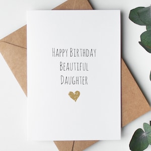 Daughters Birthday Card PRINTABLE DOWNLOAD - Etsy Daughters Birthday Card PRINTABLE DOWNLOAD - Etsy