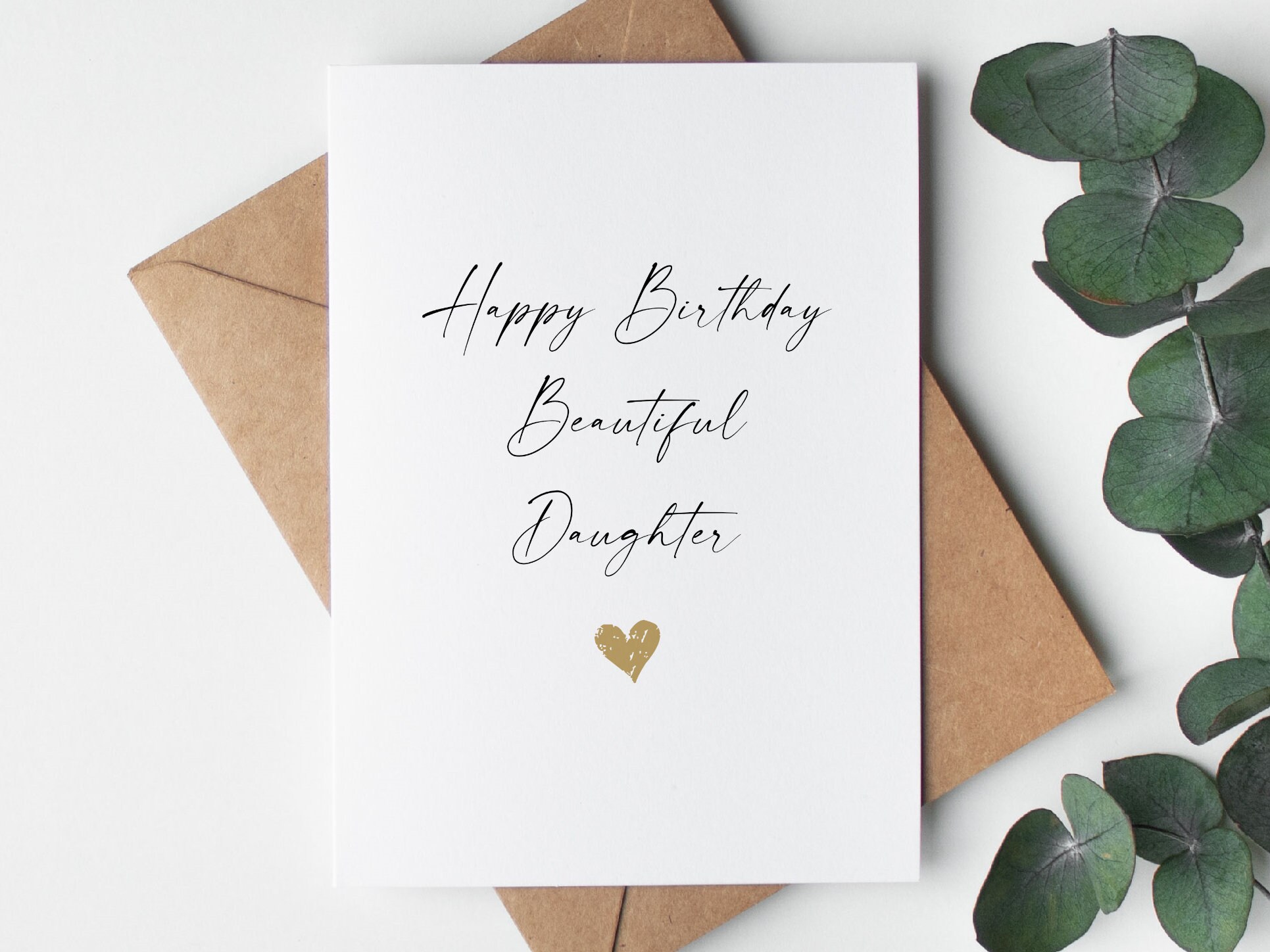Daughters Birthday Card PRINTABLE DOWNLOAD - Etsy