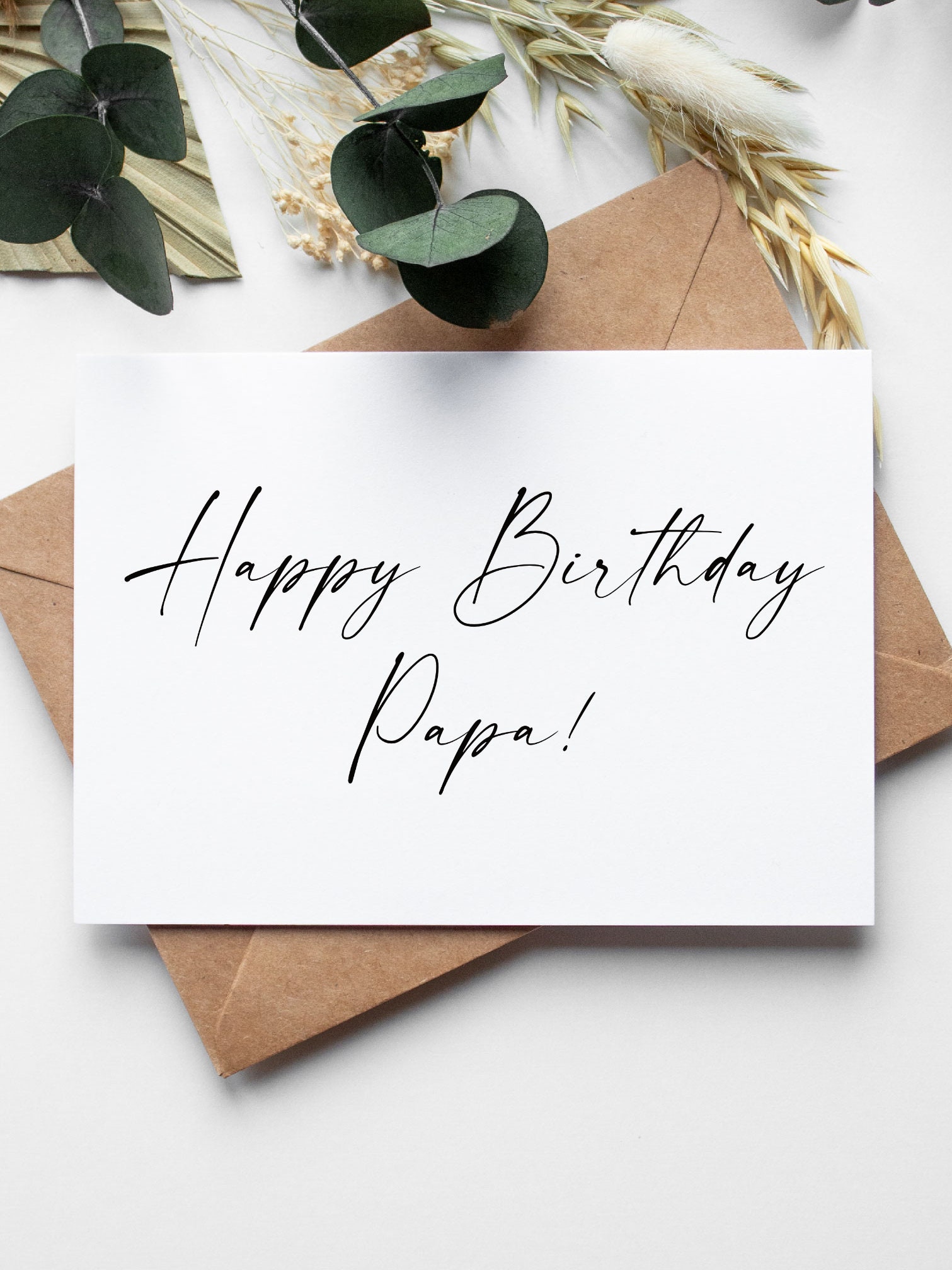 Birthday Card PRINTABLE DOWNLOAD for Papa - Etsy
