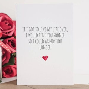 Tarjeta de aniversario IMPRIMIBLE DESCARGAR para Él Su Novio Novia Esposa Esposo, 34º 6º 23º 7º 9º 3º 6º 8º 2º 5º Sexto Citas