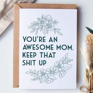 Cartão de aniversário para mãe, para impressão, presente para ela, digital instantâneo, engraçado e rude, 60º, 85º, 58º, 89º, 33º, 99º, 29º, 90º, 60º, cartão com envelope