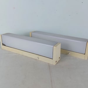 Pair wall lamp, night lamp, white milk glass shade lamp, retro lamp, vintage lamp, cool lamp, vintage, retro, bathroom lamp