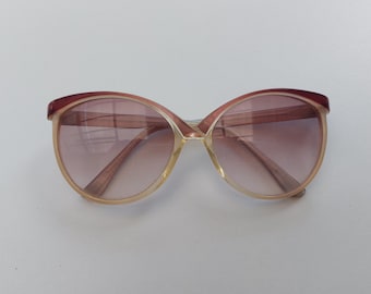 Ungaro paris glasses, women eyewear, true vintage glasses, large lens, purple frame, sunglasses, women glasses, unique 87