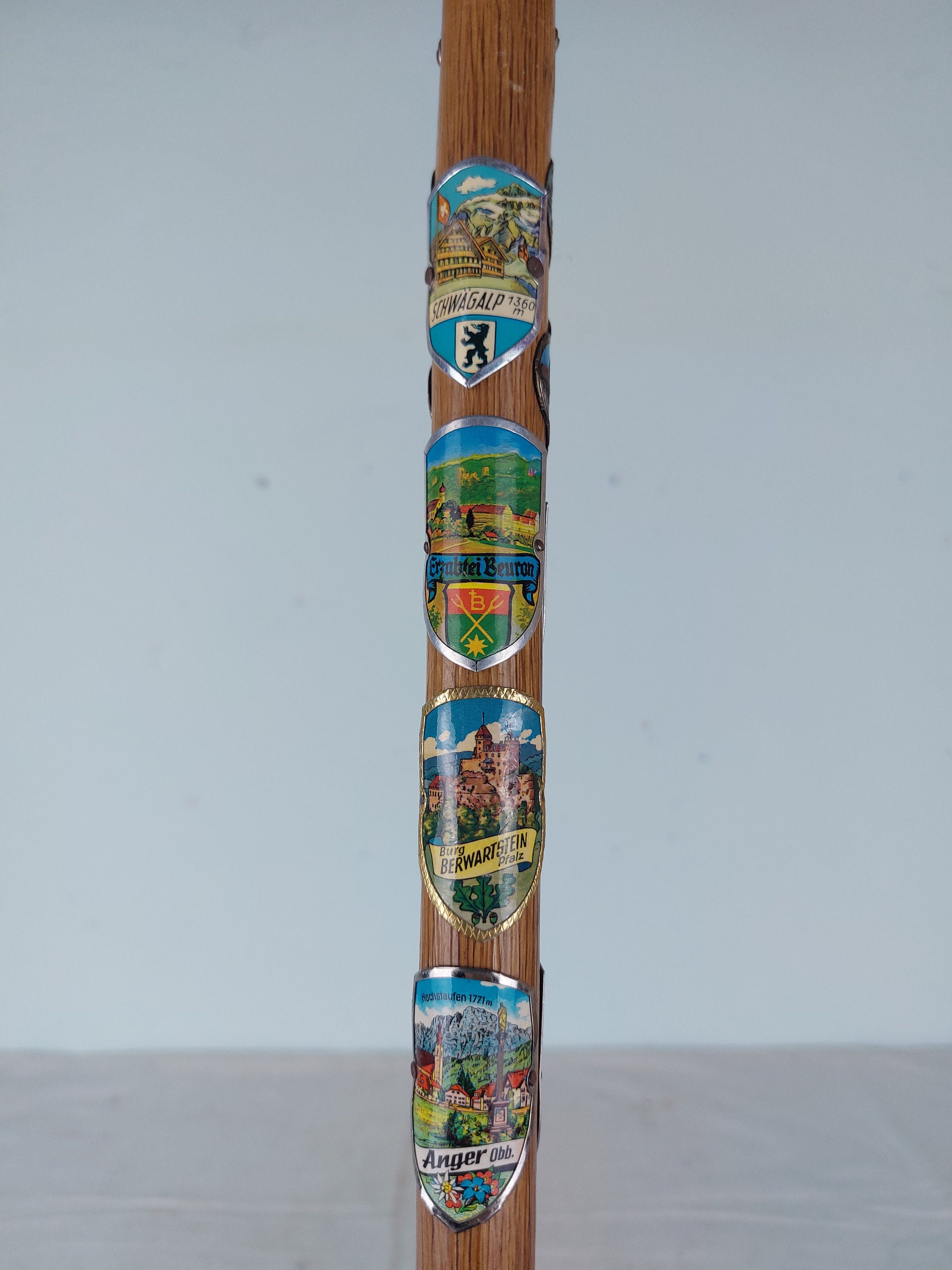 10 Emblem Cane, Vintage Walking Sticks, Retro Cane, Vintage Cane ...