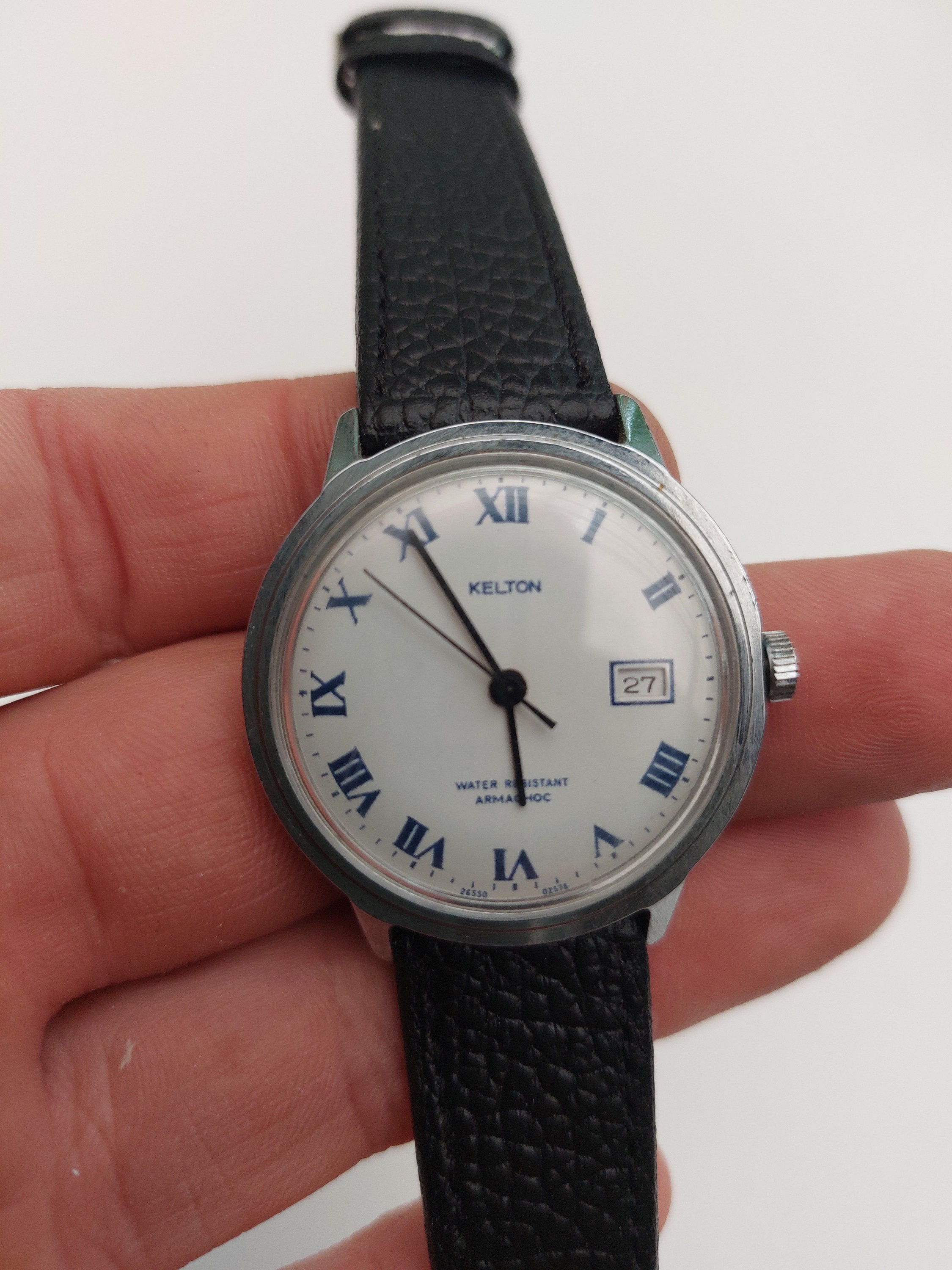 Montre Mécanique Ancienne Kelton-Automatic - Fonctionnelle - Cadran Doré - Occasion Bon état