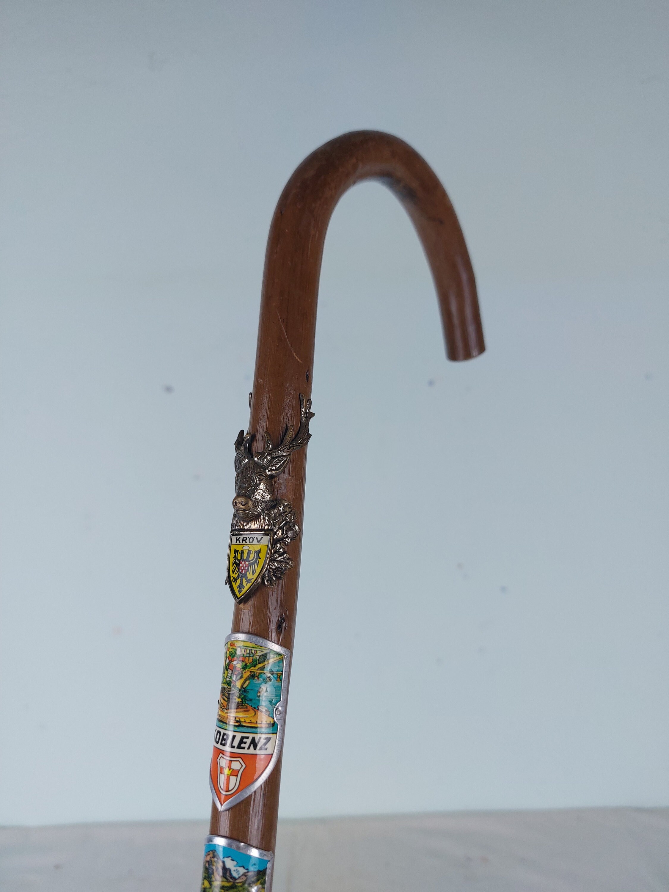 5 Emblem Cane, Germany Stick, Vintage Walking Sticks, Retro Cane ...