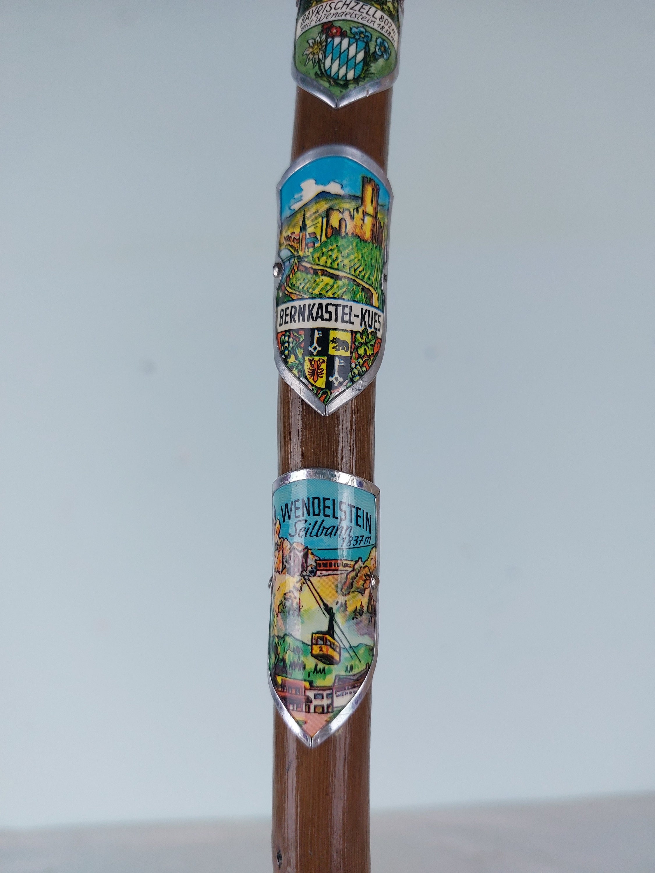 5 Emblem Cane, Germany Stick, Vintage Walking Sticks, Retro Cane ...