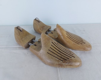 Vintage Holz Schuhspanner, Schuhformer, Land, Bauernhaus, Primitive Dekor, Dekor, Wohnkultur, cool