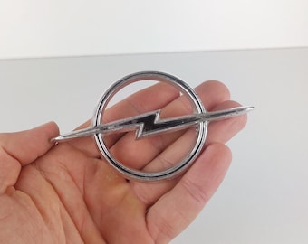 Logotipo da Opel, opel vintage, logotipo da Opel em metal, colecionável, original, carro, logotipo da Opel para carro, presente, ideia para presente 4