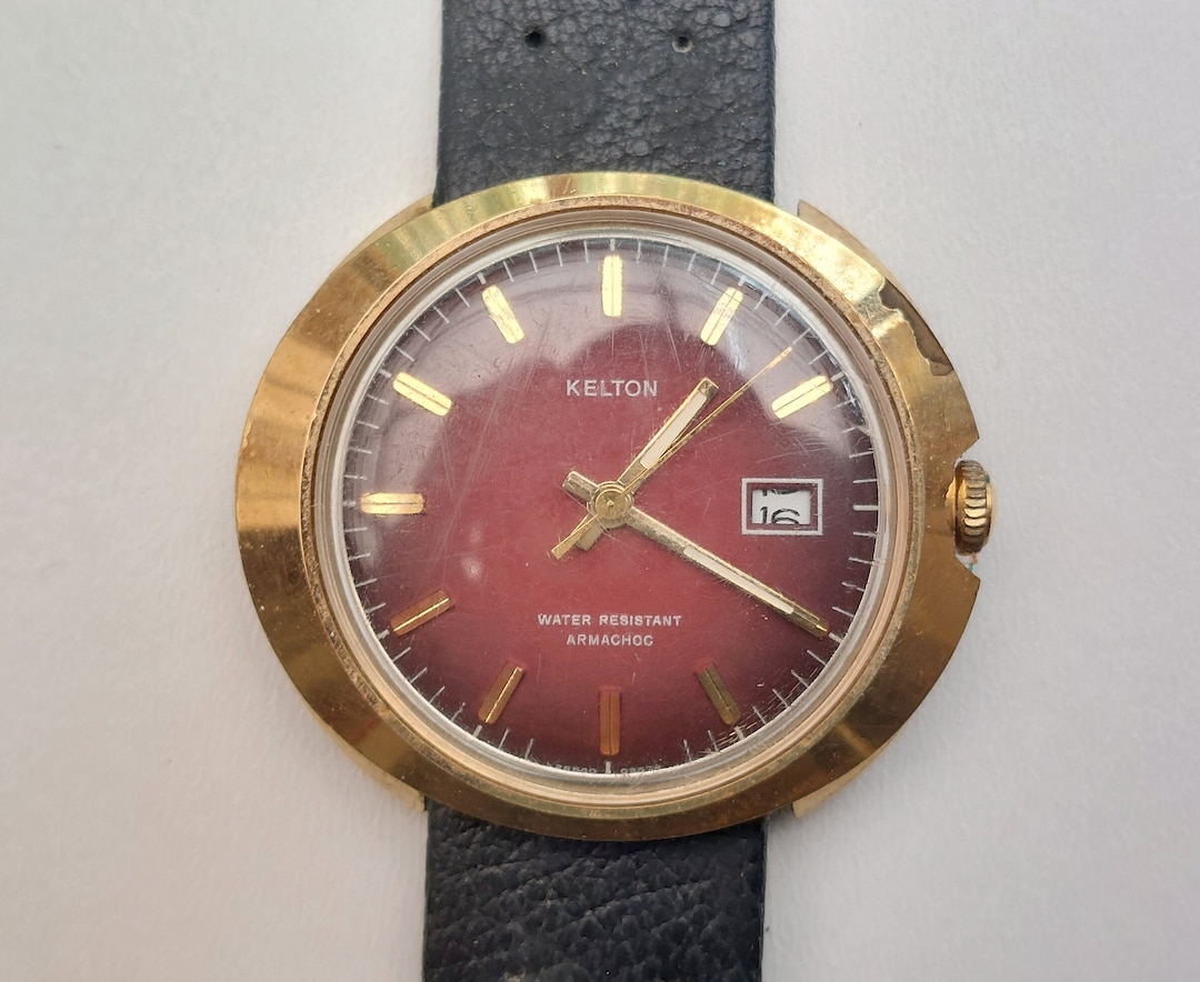 Montre mécanique Kelton vintage pour femme, montre