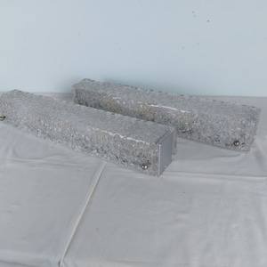 Pair wall fixture lamp, flush wall lamp, home decor, great decor, germay lamp, retro lamp, vintage lamp, night lamp