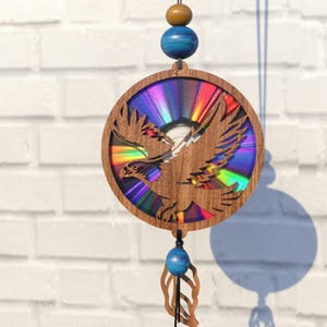 Adler TierSvg Suncatcher, Weihnachten, reflektierender Karton, Cnc Vorlagen, Laser Cut Datei, Cnc Vorlagen,Svg,PDF,DXF,Suncatcher,S69