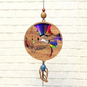 Meerjungfrau TiereSvg Suncatcher,Reflektionskarton,Umwandlung von Dvds,Cd,Laser Cut Datei,Cnc Template,SVG,PDF,DXF,Suncatcher,S44