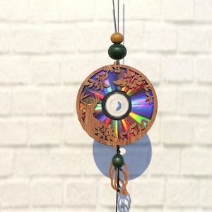 Reh mit Blumen Suncatcher SVG, Schablone,Reflexionskarton, Laser Cut Datei, Cnc Vorlage, SVG, PDF,DXF,SVG,S90
