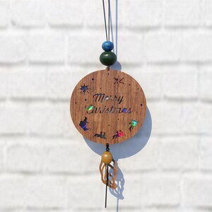 Frohe WeihnachtenSvg Suncatcher,Reflexionskarton,für Dvds,Cd,Laser Cut Datei,Cnc Template,SVG,PDF,DXF,Suncatcher,S113
