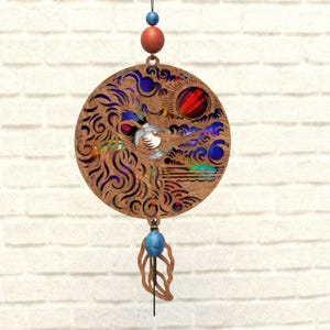 Löwe Tier Suncatcher,Reflexionskarton,zur Weiterverwendung von Dvds,Cd,Laser Cut Datei,Cnc Template,SVG,PDF,DXF,Suncatcher Glowforge svg,Foil,S7