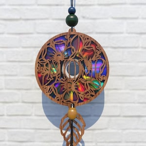 Blume,Blütenmuster,Sonnenfänger, Mutter Tag svg,cnc vorlage,reflektierende Pappe,wiederverwendbare dvds,cd,laser cut datei,svg,pdf,dxf,catcher-S214