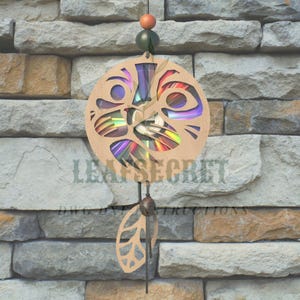 Blume Suncatcher,Reflexionskarton,zur Weiterverarbeitung von DVDs,Cd,Laser Cut Datei,Cnc Vorlagen,SVG,PDF,DXF,Suncatcher Glowforge svg,Foil,S1