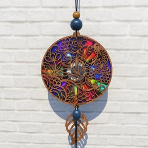 Blume,Blüte Suncatcher,Reflexionskarton,Umwandlung Dvds,Cd,Laser Cut Datei,Cnc Templates,SVG,PDF,DXF,Suncatch Glowforge svg,Foil,S273