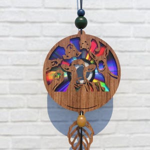 Tierisch Svg Cnc Template Suncatcher,Reflektierende Pappe,Umwandlung Dvds,Cd,Laser Cut Datei,Cnc Template,SVG,PDF,DXF,Suncatcher,S202