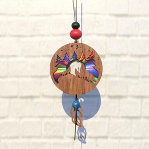 Howling Wolf Family Suncatcher Dxf,Pdf,Svg,Sencil Vorlage,Reflexionspappe,Recycling für DVDs,Cd, Laser Cut Datei, SVG, PDF,DXF,SVG,S99
