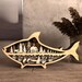 Multilayer Fish Laser Cut File: 3D Wood Art (SVG, DXF, PDF) - Etsy