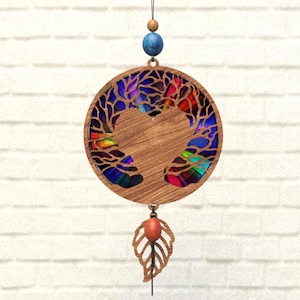 Herz Herz Svg Cnc Template Suncatcher,Reflexionskarton,Umwandlung Dvds,Cd,Laser Cut Datei,Cnc Template,SVG,PDF,DXF,Suncatcher Glowforge,S11