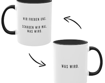 Let's see what happens, Funny Mug Meme Tik Tok Viral Coffee Mug with Saying, Office Work, Gift, Coffee Mug, Saying TV, slay gen Z
