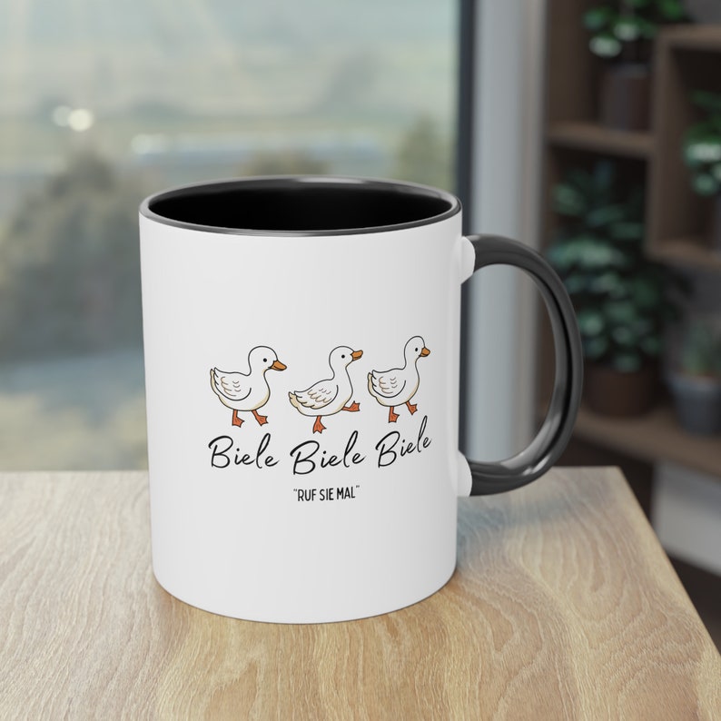 Funny Mug Biele Biele Ducks Call Them, Meme Tik Tok Viral Mug, Office