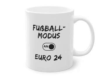 Football Euro EM 2024 cadeau drôle tasse Allemagne bière, tasse de bureau, Championnat d’Europe merch public visionnage, tasse de café bière pour lui