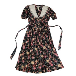 knee length dresses for ladies Elegant Victorian Gothic Lace Ruffles Evening Gown main image 1
