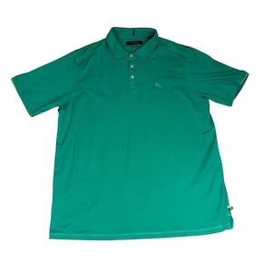Tommy Bahama IslandZone Polo Shirt Mens XLT Green Short Sleeve Moisture Wicking image 1